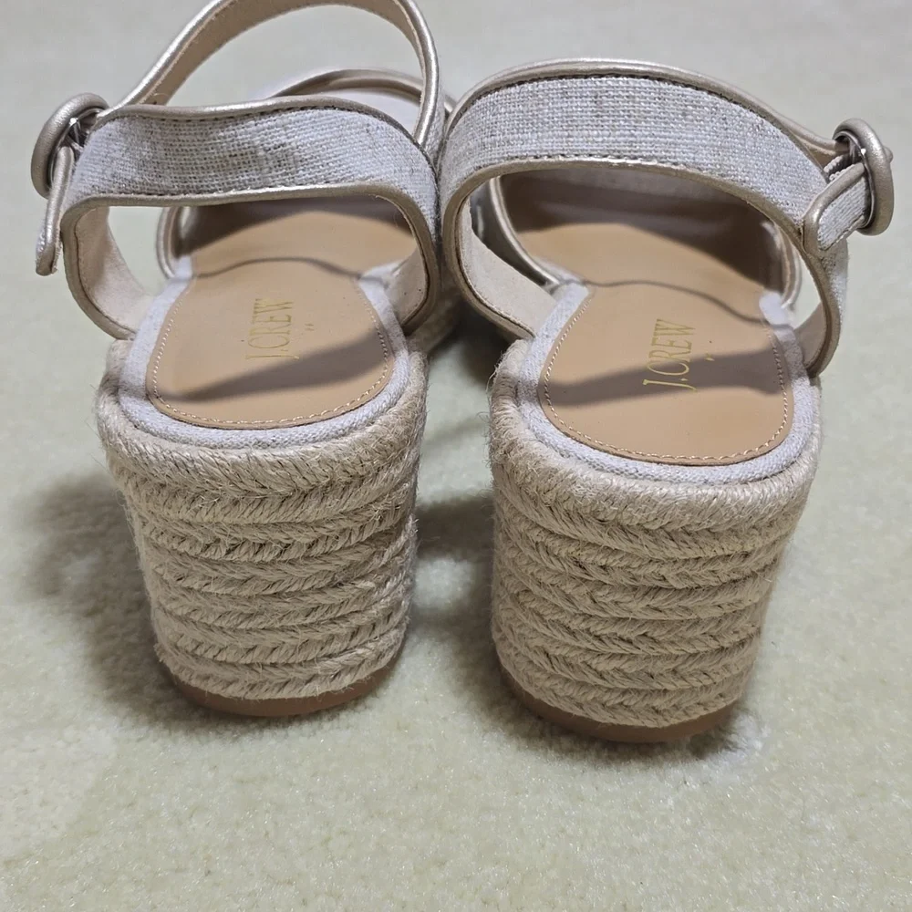 J. Crew Platform Espadrille Sandals
